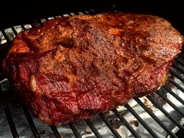 smoked bbq brisket cherry shiraz sauce 10